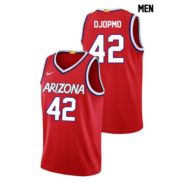 Sven Djopmo Mens Number 42 Red Stitched Authentic Arizona Wildcats College Basketball Jersey Sven Djopmo Mens Number 42 Red Stitched Authentic Arizona Wildcats College Basketball Jersey