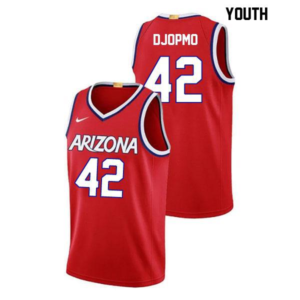 Sven Djopmo Youth Stitched Number 42 Red Authentic Arizona Wildcats College Basketball Jersey Sven Djopmo Youth Stitched Number 42 Red Authentic Arizona Wildcats College Basketball Jersey