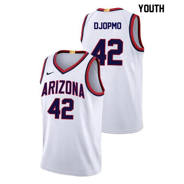 Sven Djopmo Youth Stitched Number 42 White Authentic Arizona Wildcats College Basketball Jersey Sven Djopmo Youth Stitched Number 42 White Authentic Arizona Wildcats College Basketball Jersey